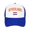 Netherlands Flag of Nederland Mesh Baseball Cap Adult Outdoor Trucker Worker Cap  Hats Adjustable Summer Trucker Cap