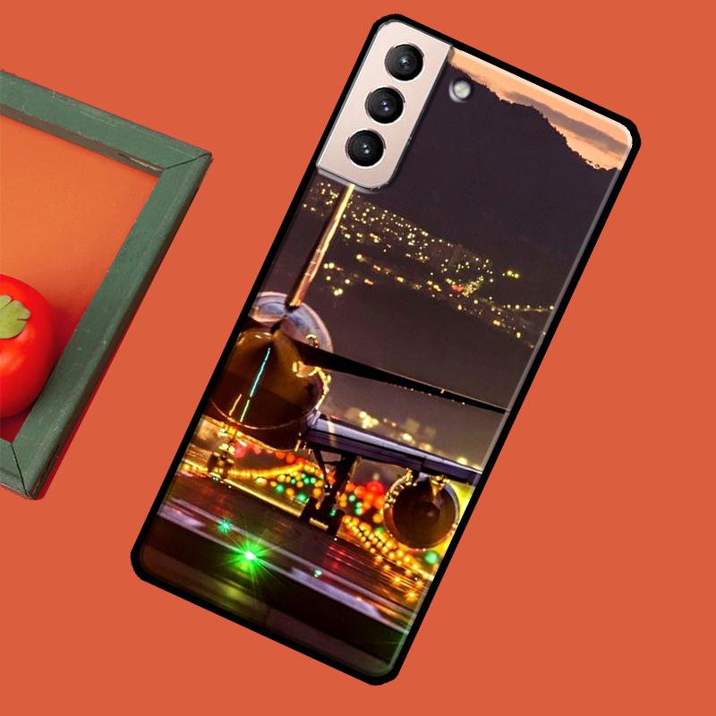 airplane Travel Flying Case For Samsung Galaxy S23 S22 Ultra S20 FE S21 Ultra Note 20 S8 S9 S10 Note 10 Plus Coque