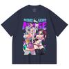230 Gsm 100% Cotton Dandadan V22 Momo Seiko Print Unisex Heavy Cotton T Shirt