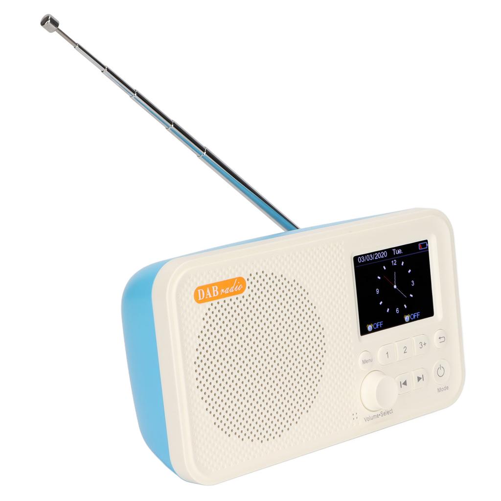 Portable Digital Radio Multifunctional DAB DAB FM R Radio with 2.4inch LCD Display Time Setting for