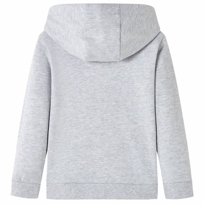 Hoodie for Children Grey and Orange Mix 92/104/116/128/140
