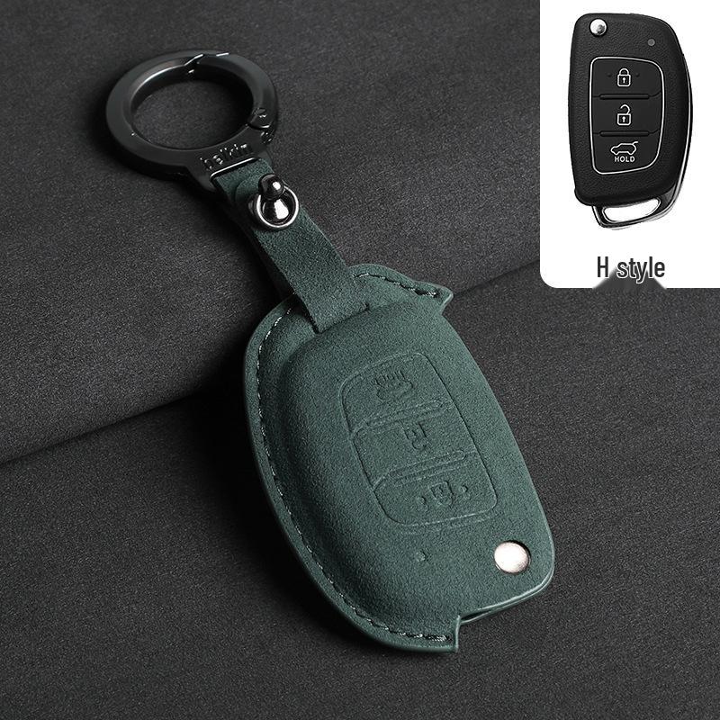 Hyundai Elantra 16/Yuena/ix25 Folding Key (Green 3D)