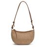 New Shoulder Bag Woven Women's Casual Messenger Bag Niche Design Lazy Style Portable Dumpling Bag