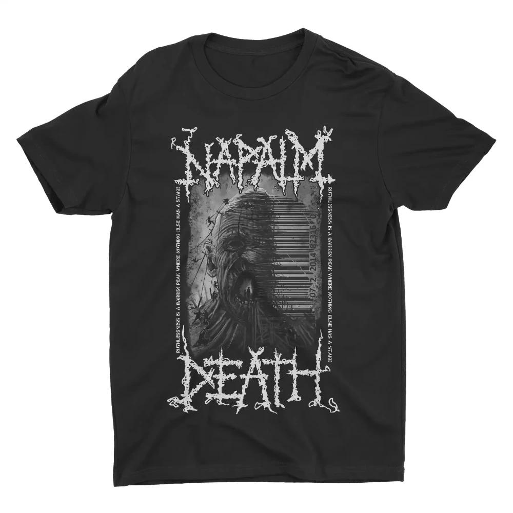 

2025 Oversized Y2k T-shirt Hip Hop Napalm Death Mass Appeal Madness Green ND T-shirt Vintage Cotton Men s Women Clothing Tee ... S разноцветный