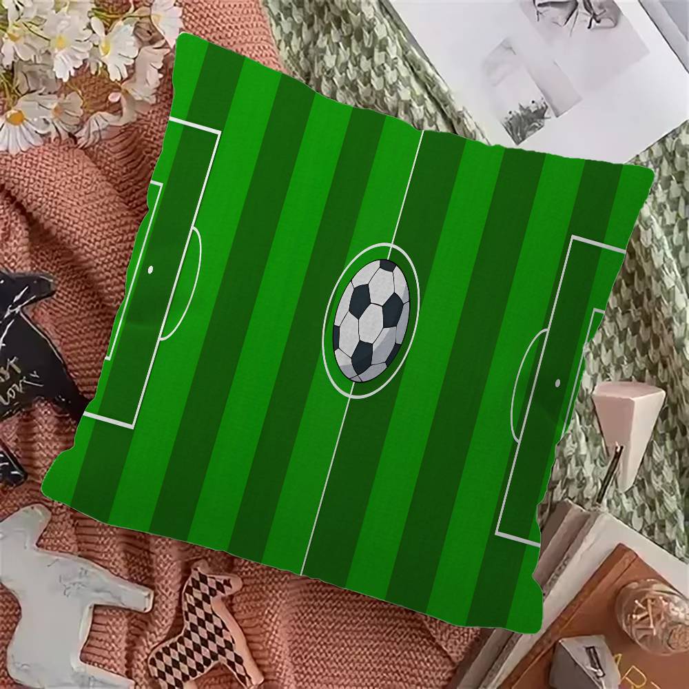 Cartoon Football Field Pillow Gift Home Office Decoration Pillow Bedroom Sofa Car Cushion CoverPillow Case