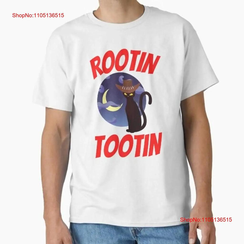 Rootin Tootin Cowboy Cat Classic T Shirt Made In US AUS Size S 2XL Vintage Washed Versatile Graphic Unisex Comfortable