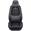 Premium Nappa Leather Car Seat Cushion, Stain-Resistant, Breathable, Full Coverage for All Seasons