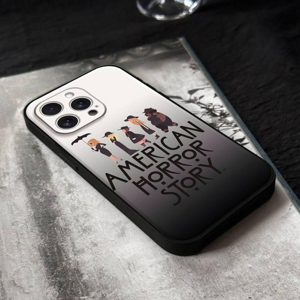 American Horror Story AHS 1984 Phone Case For IPhone 17,16,15,14,13,12,11 Plus,Pro,Max,XR,XS,X,7,8 Plus,Mini Black Silicone Soft