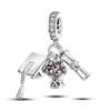 925 Sterling Silver Charms Beads Animal Pendant Dangle Fit Necklace Bracelet Gift Women Party