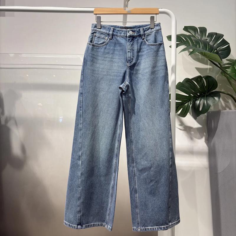 Spring 2026 Women s High-Waisted Retro Wide-Leg Jeans 5H2150261 L