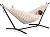 Brazilian Cotton Hammock with Stand, Portable Bag, Indoor/Outdoor, 500lb Capacity