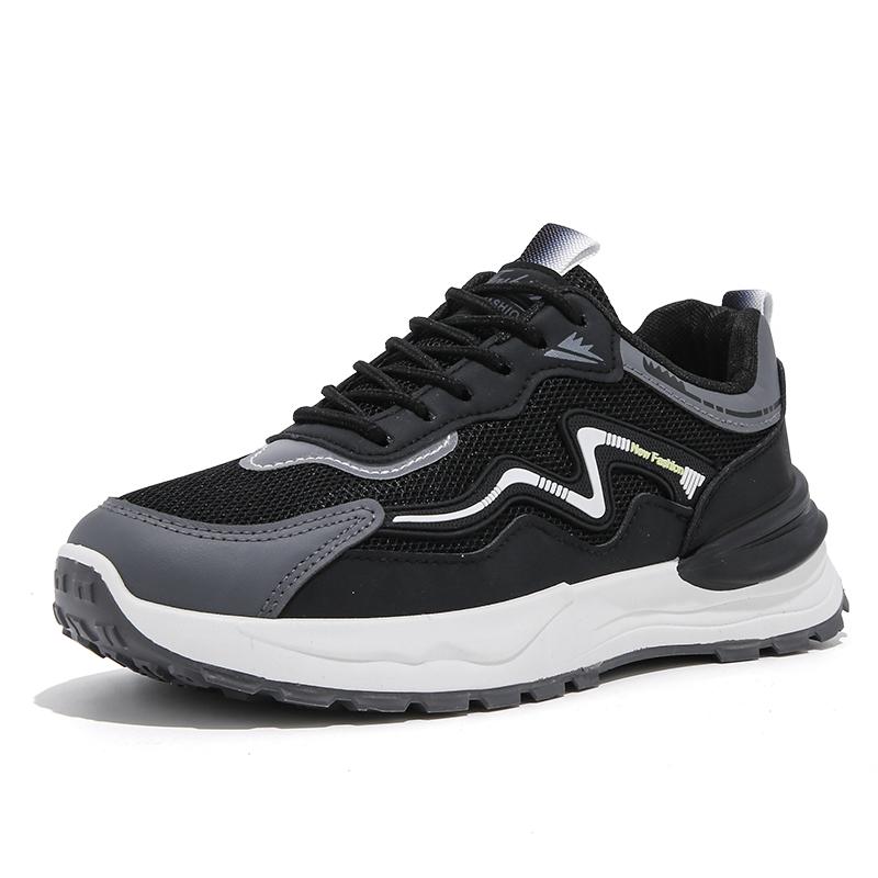 Men's Breathable Mesh Sports Shoes Autumn Winter New Style Casual Dad Shoes Student Trendy Match Soft Bottom Shoes