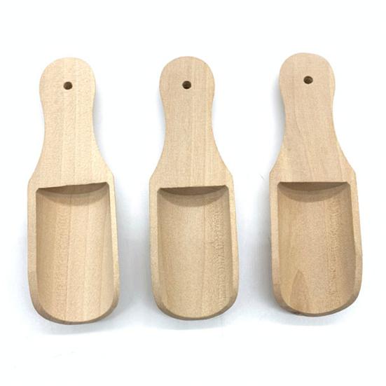 Holzlöffel Holz Umweltfreundlich Wiederverwendbar Klein Badesalzlöffel Zubehör für Zuhause