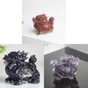 Crystal Turtle Resin Decor With Handcrafted Gemstone For Home Living Room Gift