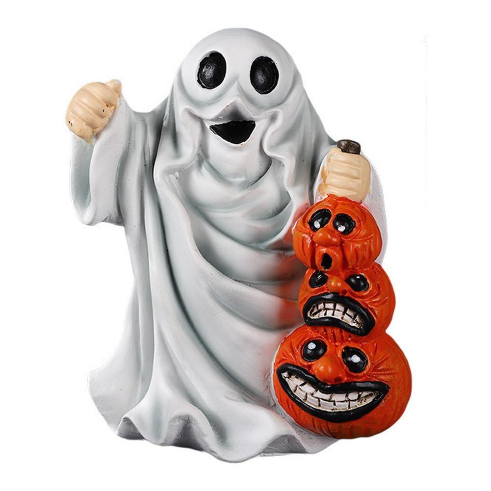 

Хэллоуин Привидения Украшение Тыква Декор Смола Фигурка C