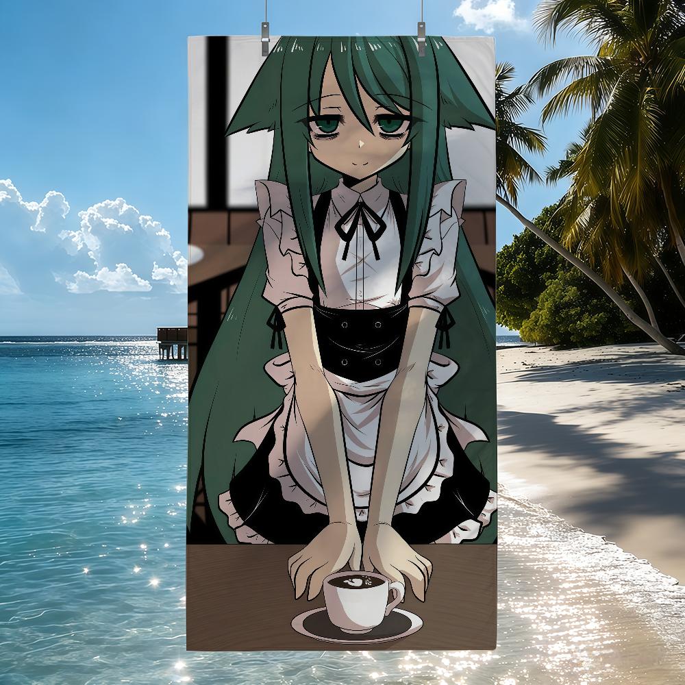 The S-Song of S-Saya Anime Towel Drying Bath Towel Applicable To Light Swimming Camping Yoga Beach Out