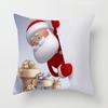 Merry Christmas Cushion Cover Christmas Decorations for Home 2025 Christmas Ornaments Xmas Navidad Gifts Happy New Year 2026