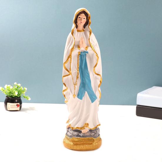 Statuie Fecioară Maria Îndurerată, Doamna Noastră a Harului, Figurină Sculptură din Rășină, Ornament Decorativ pentru Cameră de Rugăciune Religioasă, Cadouri Creștine Catolice