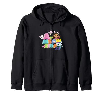 Gabby's Dollhouse A-Meow-Zing V2 Zip Hoodie