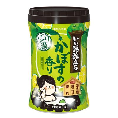 Iiyu Tabidachi Medicinal Bath Salts Cloudy Kabosu Scent 600g - Relaxing Japanese Onsen Experience
