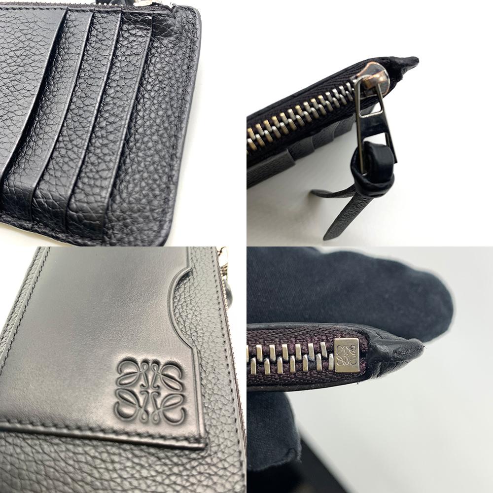 Used LOEWECard Case Calfskin unisex