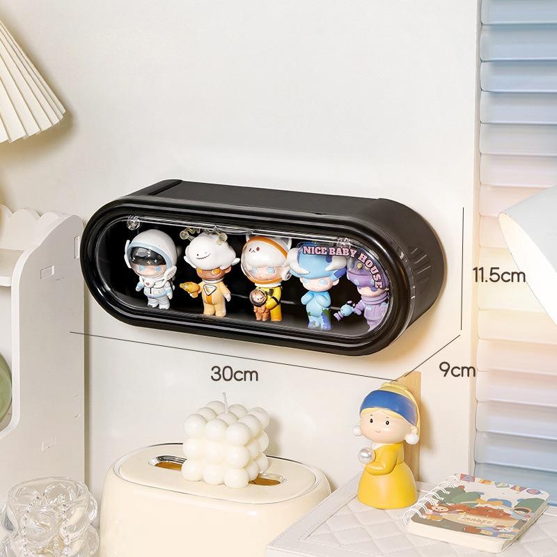 Акриловая дисплей-стойка для blind box кукол ящик для хранения фигурок action figures настенный магнитный держатель для фигурок пылезащитный органайзер 3580₽