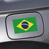 4pcs Brazil Flag Heart Shaped Car Stickers Auto Motorcycle PVC Sticker Waterproof Styling Decal Car Exterior Accessories