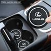 Car Anti Slip Coaster Anti-noise Water Cup Pad Cushion Car Styling For Lexus ES RX NX LS UX LM LX GX LC RZ IS CT GS RC HS SC LBX