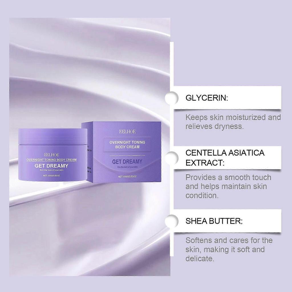 3 X Get-Dreamy Overnight Toning Body Firming Cream, Anti-Wrinkle Skin Tightening Gel, Body Firming Cream