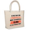 Beach Bag - PLANETEE - Elina Parfaite - Insulated - Printed Cotton Made In France - Large Capacity