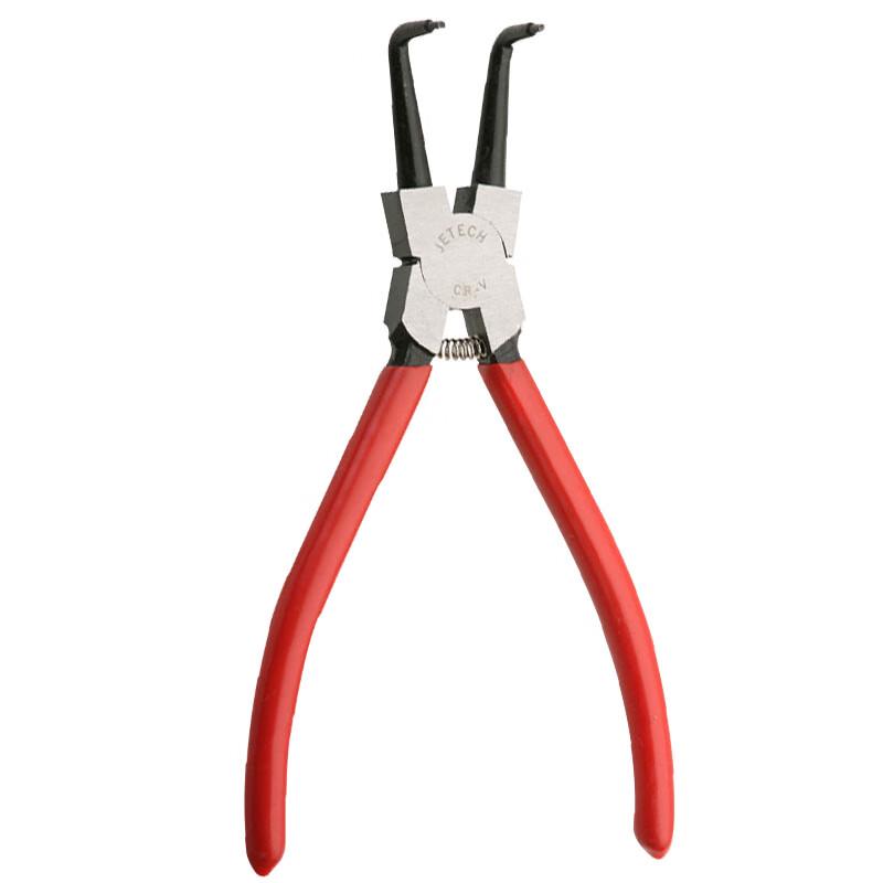 JETECH SR-5C 5-inch Bent Nose Internal Circlip Pliers