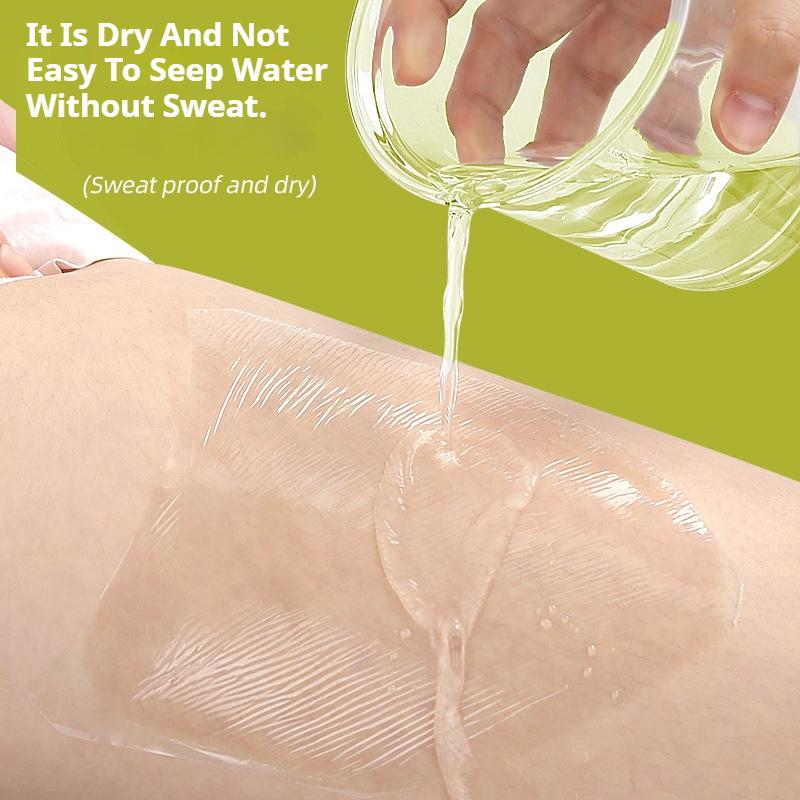 10PCS V-Shaped Thigh Patch Invisible Sweat Barrier Prevent Friction Stretch Thigh Protector Slow Pressure Waterproof Patch