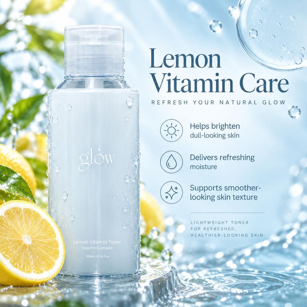 GLOW Lemon Vitamin Toner 300ml
