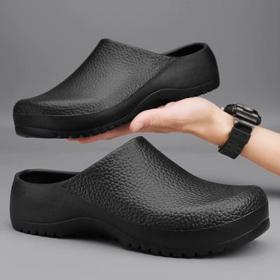 Pantofole da Uomo di Alta Qualità Zoccolo da Giardino Donna Impermeabile Scarpa da Chef Sandali Comodi Pantofole Lavoratori Animali Domestici Scarpe da Pesca per Esterno