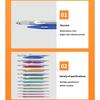 12Pairs Aluminum Alloy Tunisian Crochet Hook with Cable 3.0mm-10mm Interchangeable Circular Knitting Needle for Knitting