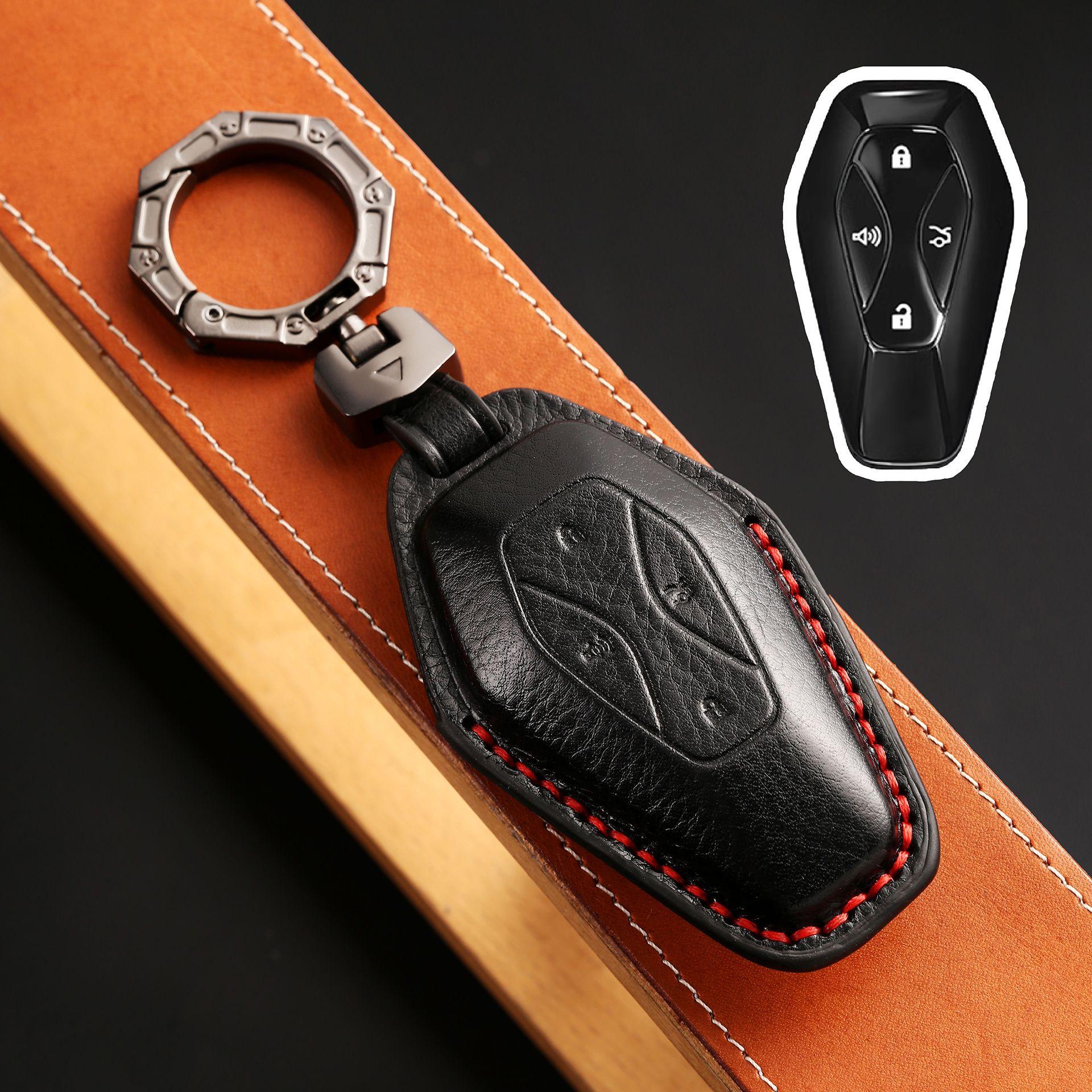 

Suitable for BAIC New Energy Extreme Fox coefficient S/T key set Arcfox special 21 car bag buckle case чорний