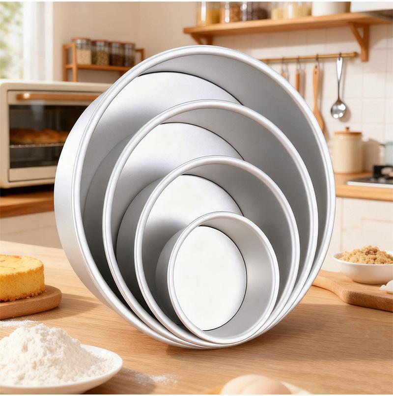 1PC 4/6/8/10Inch Removable Base Round Cake Pan DIY Cakes Pastry Mould Cheesecake Cake Pan Aluminum Nonstick Tin Kitchen Tools