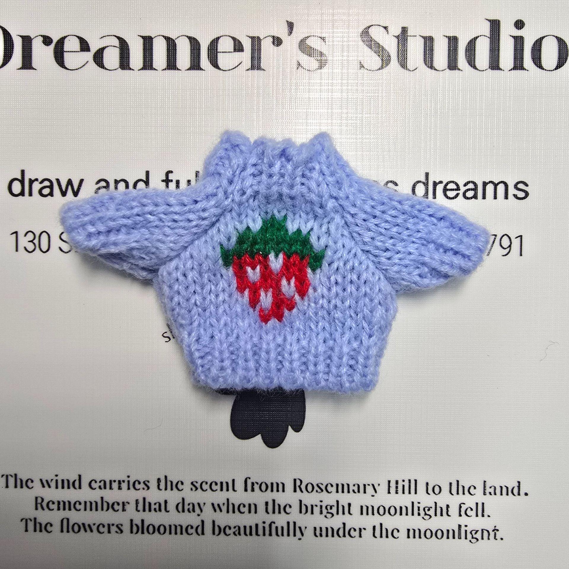 

10cm West Highland Dog Baby Doll Cotton Replacement Sweater