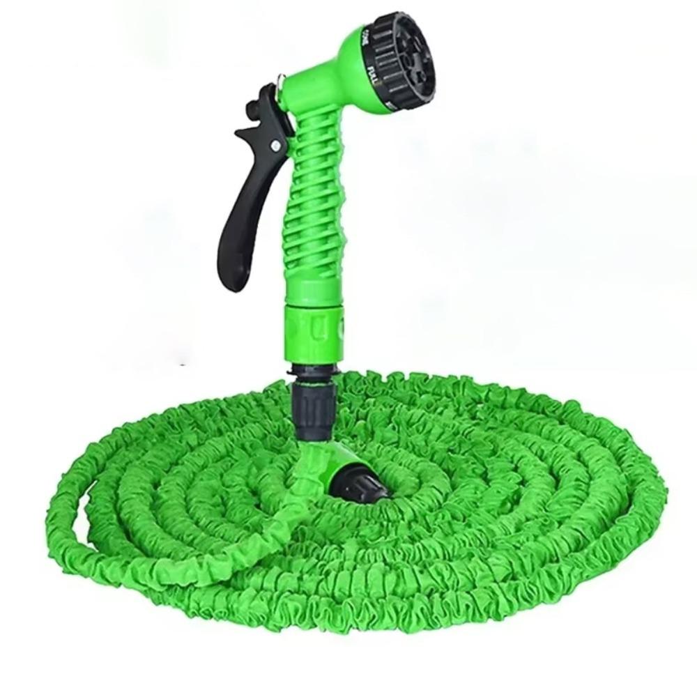 Plastic Material Expandable Magic Hose Retractable Design 7 Spraying Functions Garden Watering Hose Lightweight