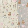 Good Night Jenny Bunny Embossed DIY Phone Stickers Self Adhesive Plastic Decorative Decals
