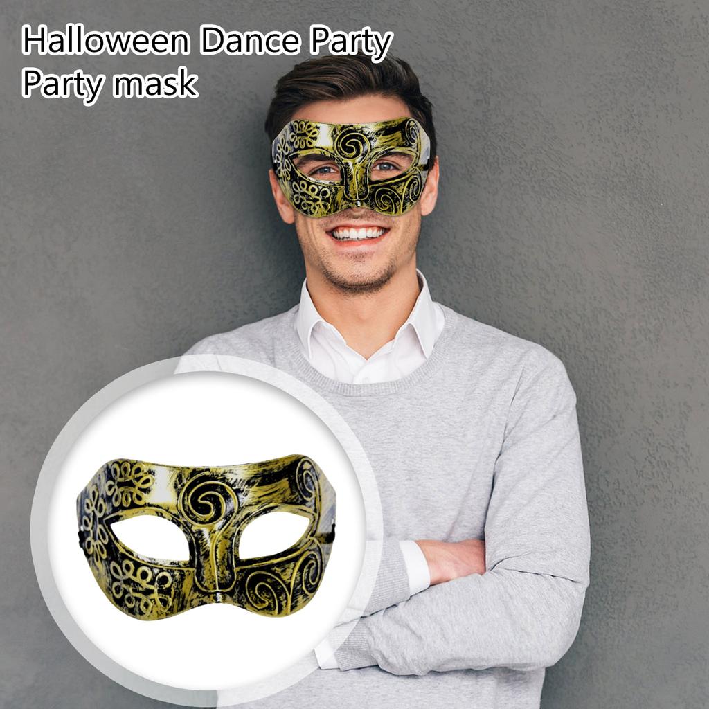 Karnival Retro Vintage Premium Mask  Halloween Party Mask  Herrars Antik Romersk Mask