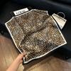 Hong Kong style burgundy printing waist silk scarf belt jeans waist accessories new square scarf fart curtain waist seal