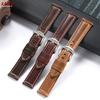 Correa Vintage de Piel de Ternera Marrón Correa de Cuero Genuino Retro Aceite y Cera para Reloj Seiko para Rolex Bandas de Negocios 20mm 22mm 24mm Correa de Muñeca