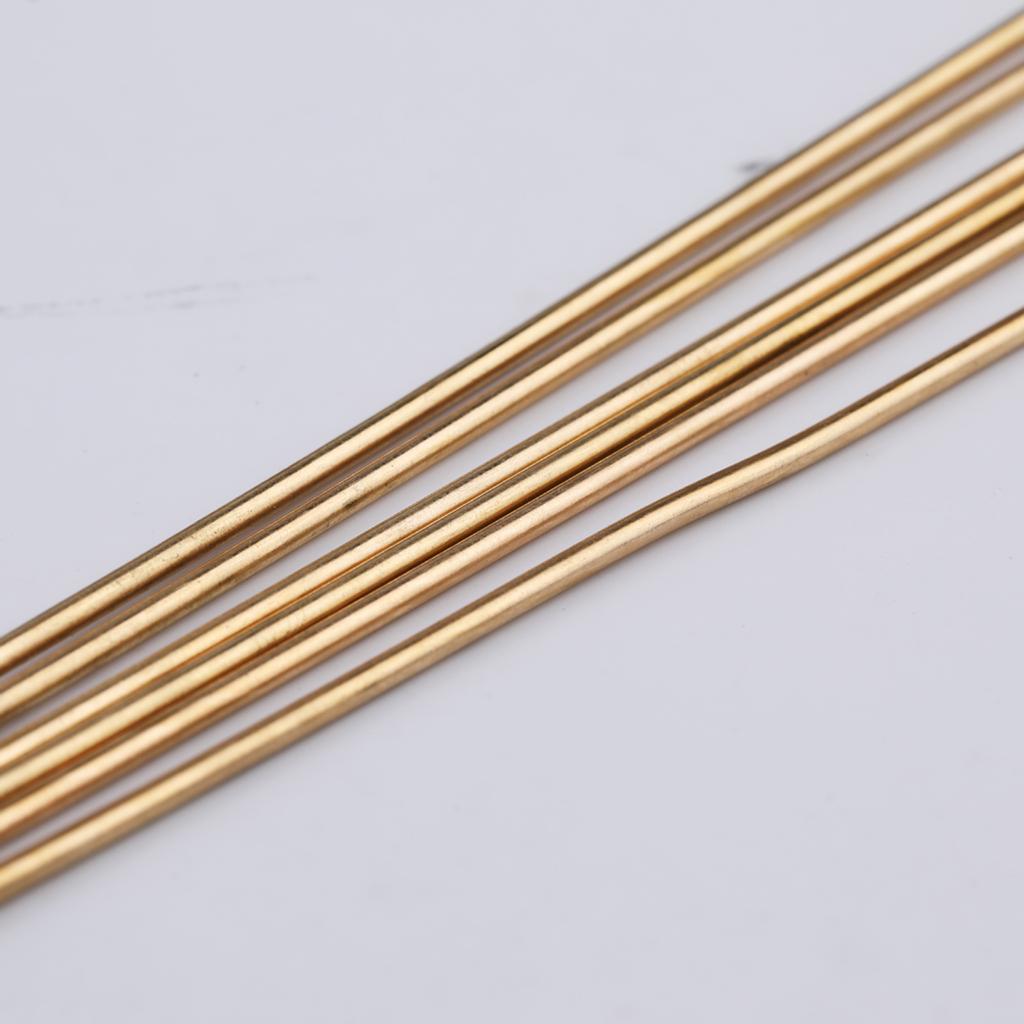 10pcs Brass Welding Wire Electrode 1.6mm*333mm Soldering Rod No Need Solder Powder