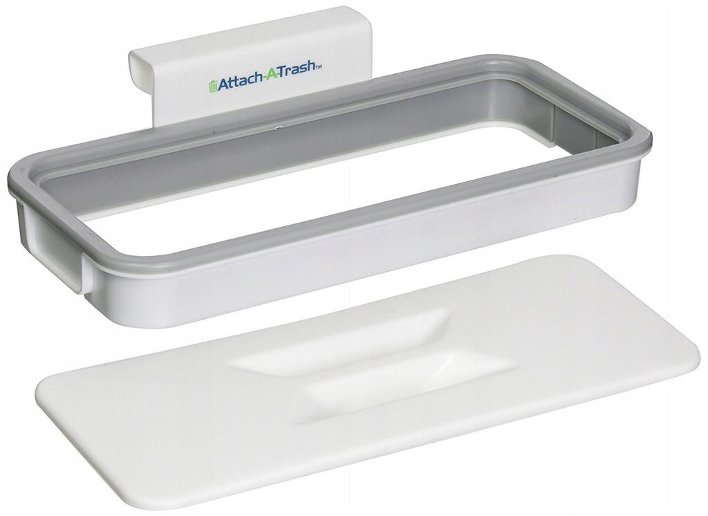 Kitchen Garbage Holder 3-In-1 Bag Garbage Bin Gray