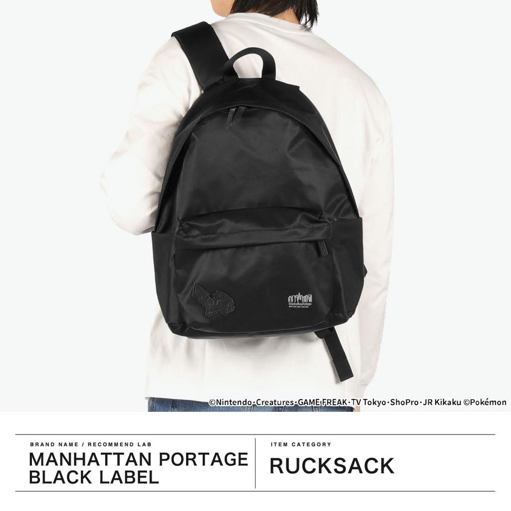 Portage Black Manhattan Portage Backpack 22L STUYTOWN BACKPACK TWL POKEMON MP1277TWLBLPKMN Black [Manhattan Label]