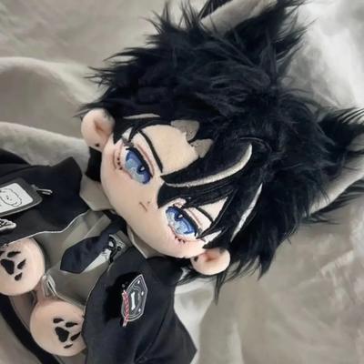 20cm Jogo Genshin Impact Wriothesley Desenho Animado Pelúcia Recheada Brinquedos Algodão Boneca de Vestir Infantil Fãs Adultos Presentes Colecionáveis