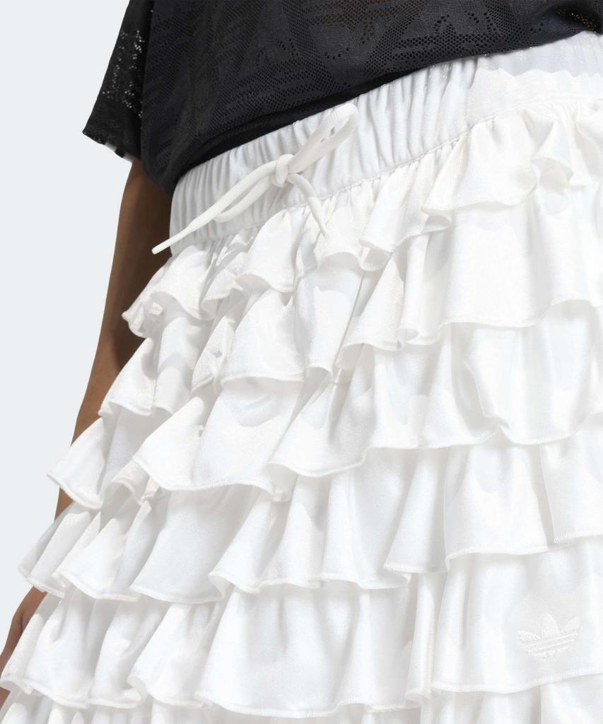ADIDAS Lace Ruffle Mini Skirt - White / Kc6425
