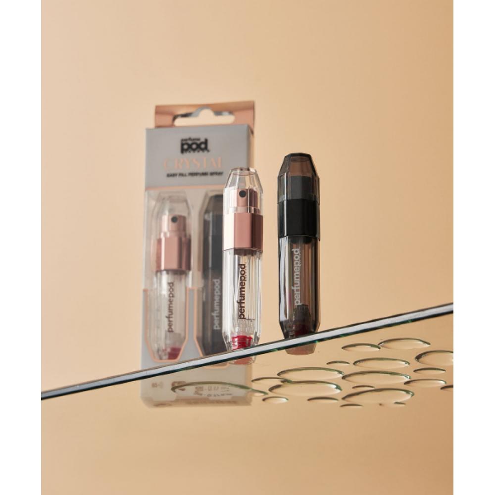Travalo Travalo Crystal Duo Набор Портативный флакон для духов с помпой для наполнения [A01] rose gold+silver