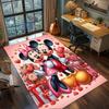 Mickey & Minnie's Playful Paradise Rug Carpet Large Area Rug Non Slip Washable Floor Mat Gamer Room Bedroom Home Decor